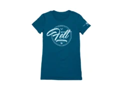 Felt Bicycles Script Deep Teal T-Shirt | Women's